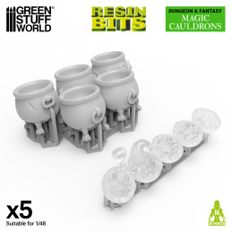 Magic Cauldrons for 3mm LEDs 1:48