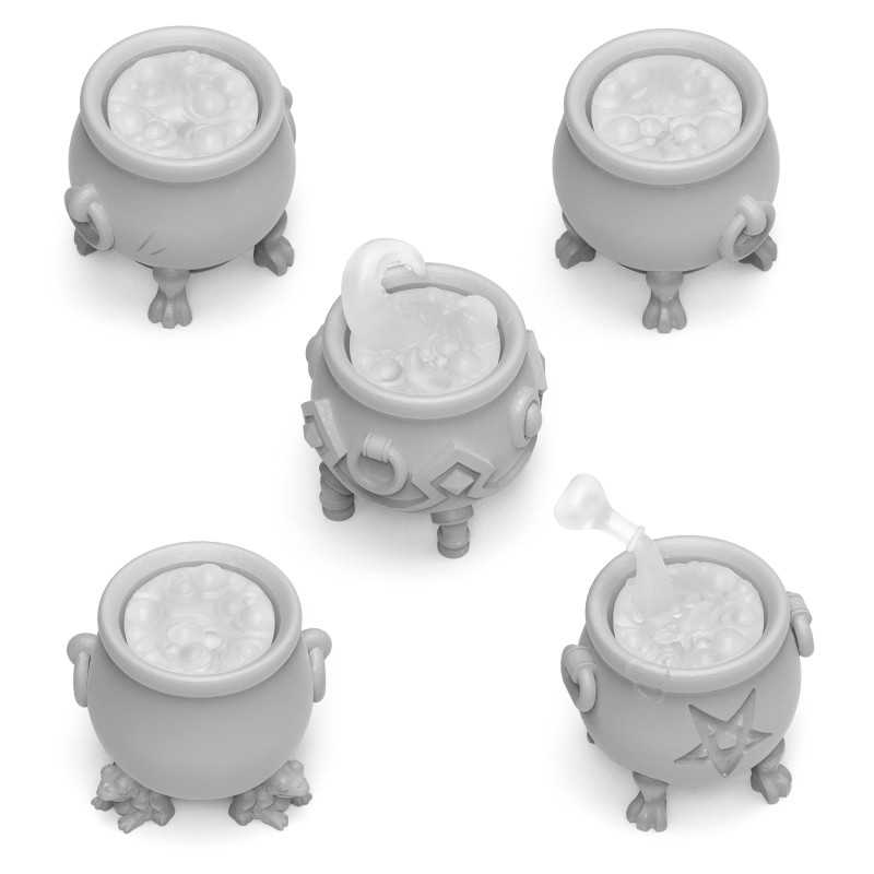 Calderos mágicos para LEDs de 3 mm 1:48