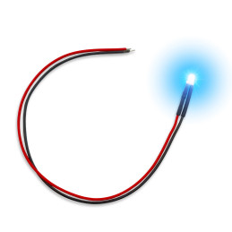 Blaue blinkende LED-Leuchten 3 mm