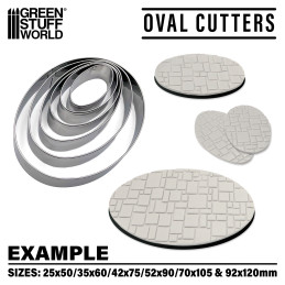 Oval Cutters for Bases | Cutting tools and accesories