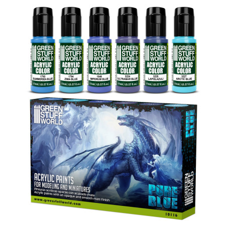 Paint Set - Pure Blue Colors - GSW