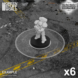 Aree Obiettivo Kill Team trasparenti compatibile