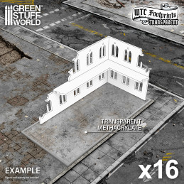 Gabarit Ruine WTC de base compatibles avec Warhammer 40k