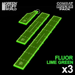 Reglas Wargames 3-6-9 Verde Fluor compatibles con Warhammer 40k