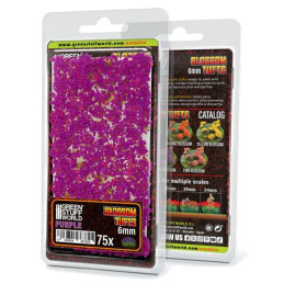 Matas con Flor - Tufts - 6mm - FLORES VIOLETAS