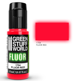 Fluor Farbe ROT