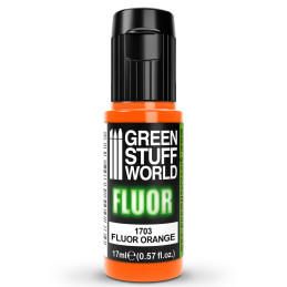 Fluor Farbe ORANGE | Fluoreszierende Farben