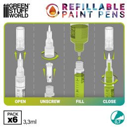Refillable paint pen | Refillable markers