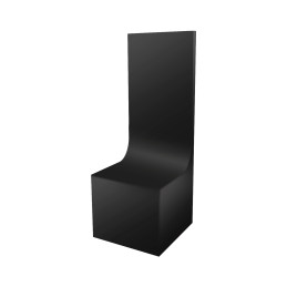 Backdrop Display Plinth 5x5x5cm Black | Backdrop Display Plinths