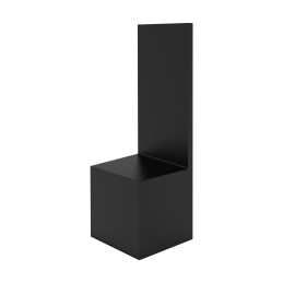 Piedistallo dritto 5x5x5 cm | Quadrati con Parte Posteriore Dritta