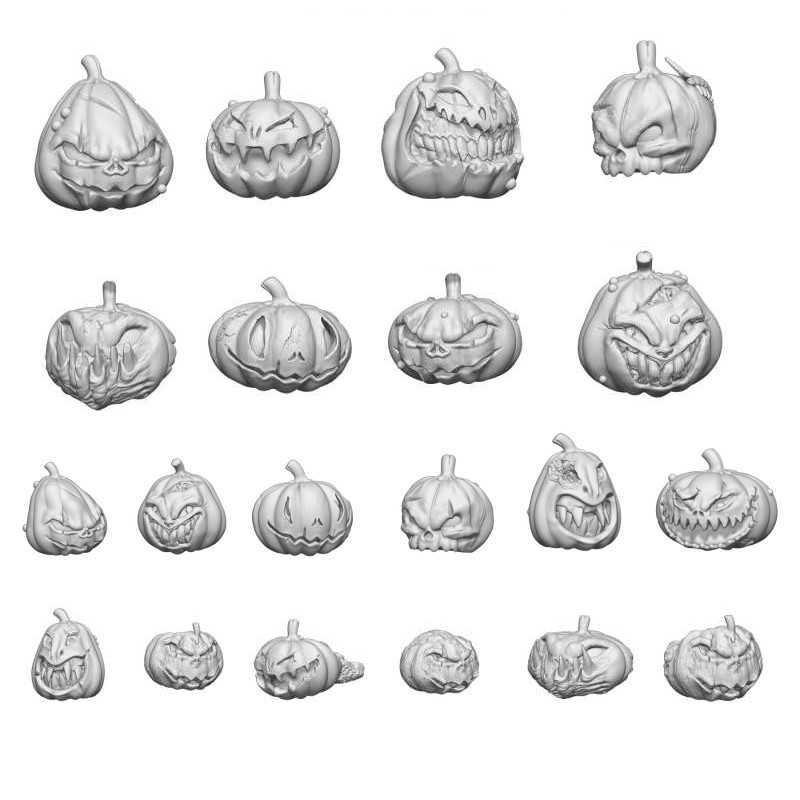 3D printed set - Killer Pumpkins 3D printed set - Killer Pumpkins