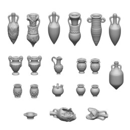 3D printed set - Ancient Vases | Resin items
