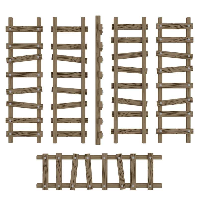 Grandes échelles en bois 1:48-1:35