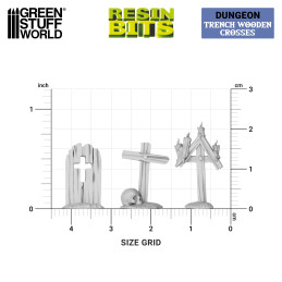 Trench Wooden Crosses 1:48-1:35 | Trench Crusade compatibles