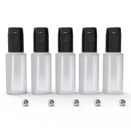 Empty Dropper Bottles 17ml with Mixing Balls | Empty Paint Pots