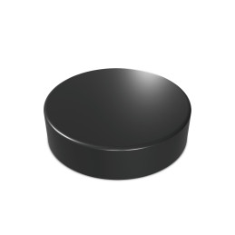 Round Tank Block Plinth 15 cm - Black