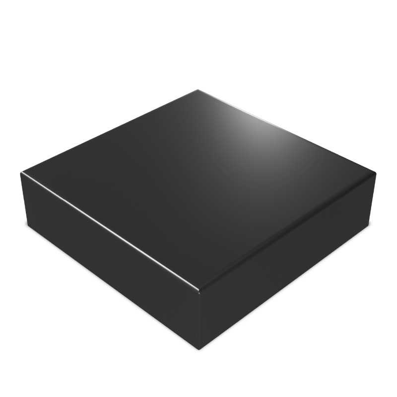 Socle en Bois Carré 16x16 cm - Noir Socle en Bois Carré 16x16 cm - Noir