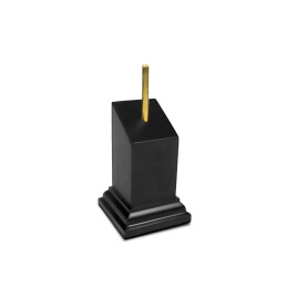 Tapered Bust Plinth 3x3cm Black | Bust Plinths