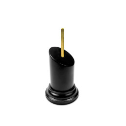 Tapered Round Bust Plinth 3.5x3.5cm Black | Bust Plinths