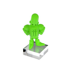 Acrylic Display Block 60x60x15mm | Acrylic plexiglas stand