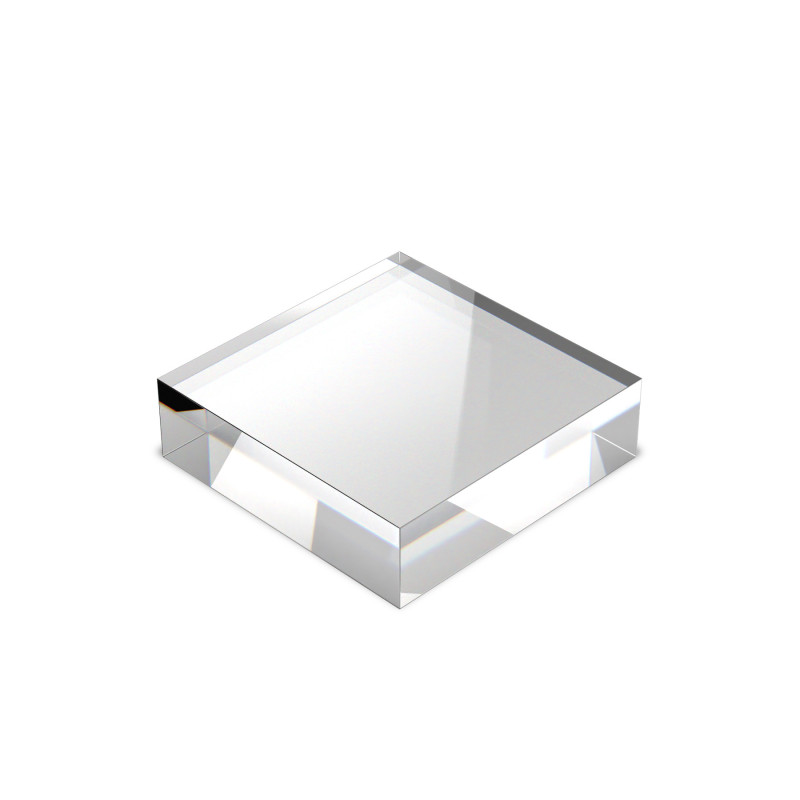 Acrylglas Block 80x80x15mm | Acryl-Plexiglas-Ständer Acrylglas Block 80x80x15mm | Acryl-Plexiglas-Ständer