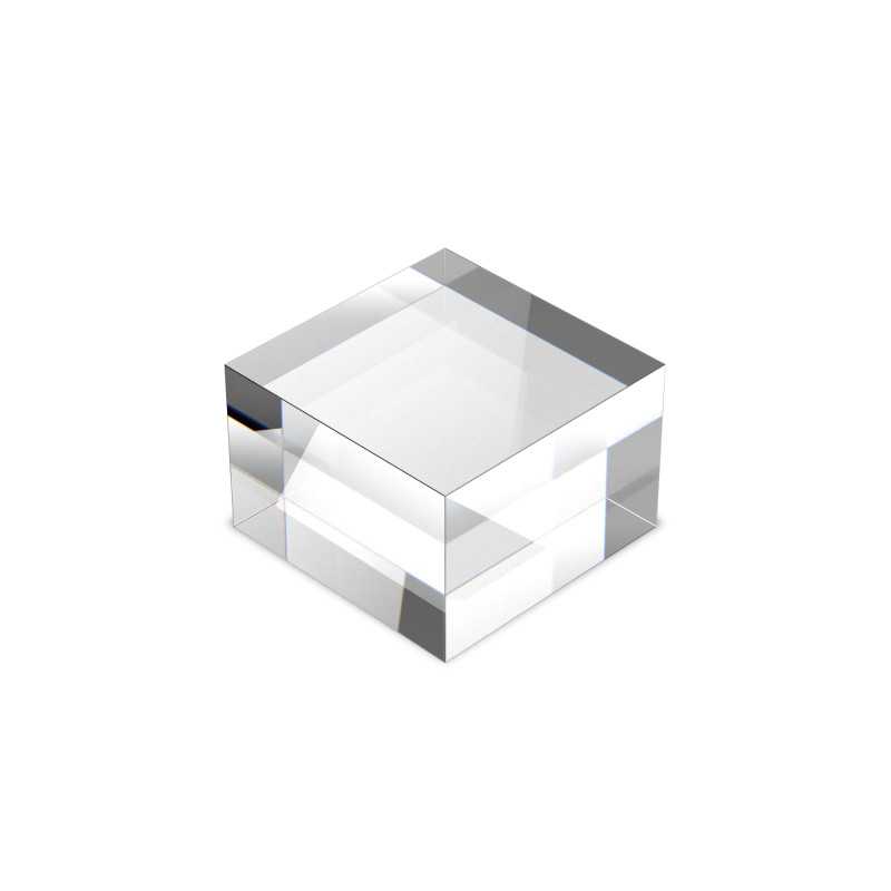 Blocs Acryliques 60x60x30mm | Socle en méthacrylate Blocs Acryliques 60x60x30mm | Socle en méthacrylate