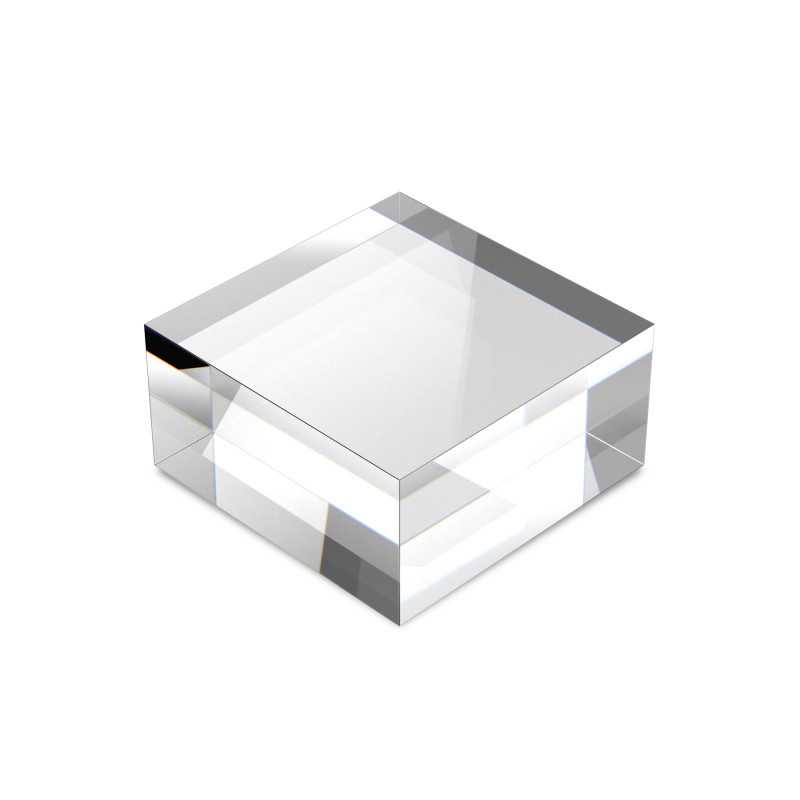 Acrylic Display Block 80x80x30mm | Acrylic plexiglas stand
