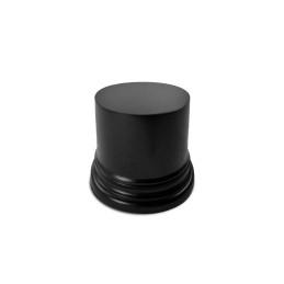 Round Display Plinth 4.5 cm - Black | Round Cylinder Plinths