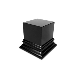 Square Top Display Plinth 6x6 cm - Black | Squared Plinths