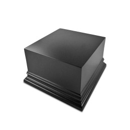 Square Top Display Plinth 8x8 cm - Black | Squared Plinths