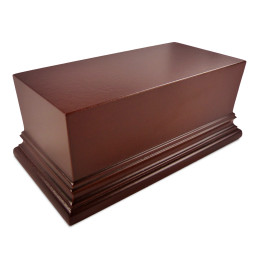Rectangular Top Display Plinth 12x6cm - Hazelnut Brown | Squared Plinths