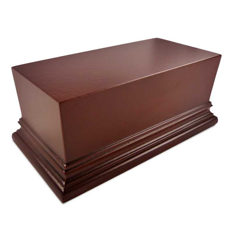 Rectangular Top Display Plinth 12x6cm - Hazelnut Brown | Squared Plinths Rectangular Top Display Plinth 12x6cm - Hazelnut Brown | Squared Plinths