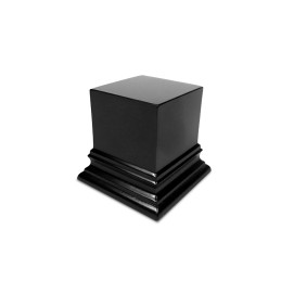 Square Top Display Plinth 5x5 cm - Black
