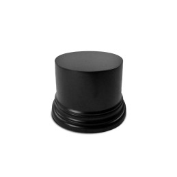 Peana madera redonda 5,5 cm - Negro