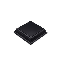 Piedistallo Base Quadrata 4x4 cm - Nero