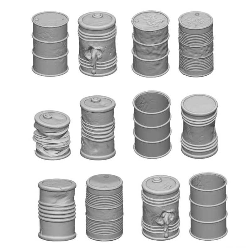 Resin Barrels | Modern furniture and scenery
