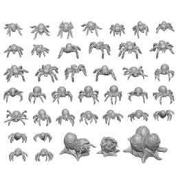 Small Spiders Resin Set 1:48-1:35