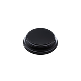 Round Wood display bases 4x4 cm - Black
