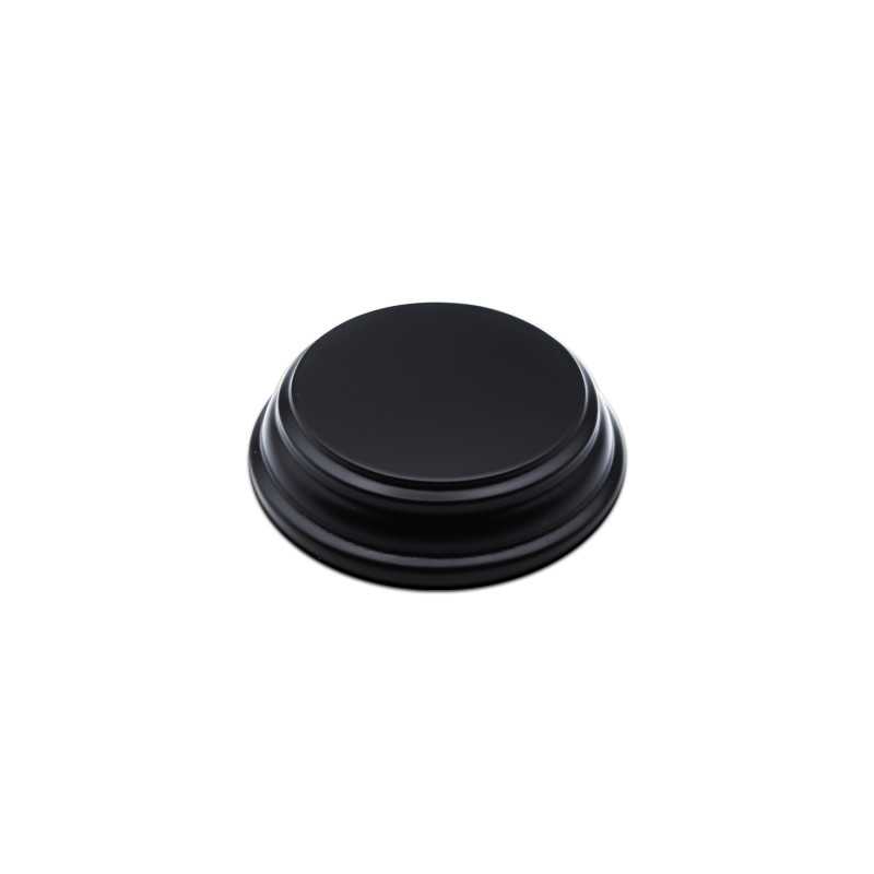 Round Wood display bases 4x4 cm - Black