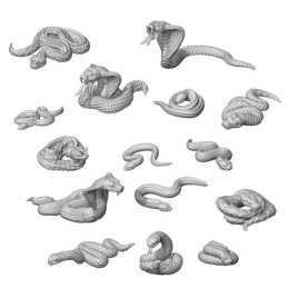 Set imprimé en 3D - Serpenti | Animali