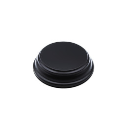 Round Wood display bases 5x5 cm - Black