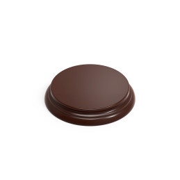 Round Wood display bases 10 cm Hazelnut Brown | Wood display bases