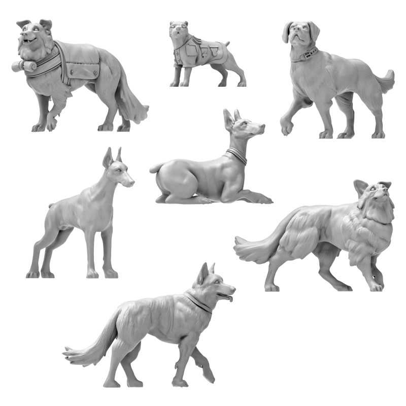 War Dogs 1:35 | Animal resin bits