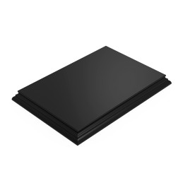 Rectangular Top Display Plinth 22x15 cm Black