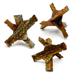 Czech Hedgehog Anti Tank Obstacle | Resin Bits for Miniatures