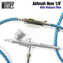 Airbrush-Stoffschlauch mit Feuchtigkeitsfilter