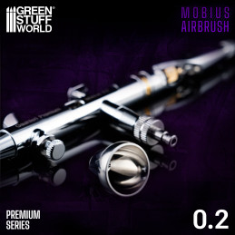 Aerografo Premium Series GHPM-Mobius 0,2 mm