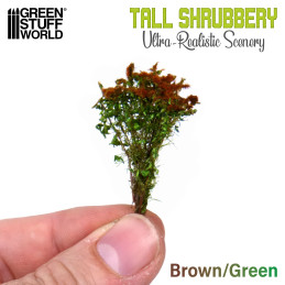 Tall Shrubbery - Brown Green | Scenery and Resin
