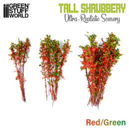 Tall Shrubbery - Red Green | Scenery and Resin