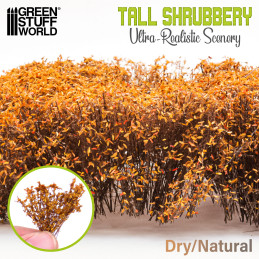 Tall Shrubbery - Dry Natural | Scenery and Resin